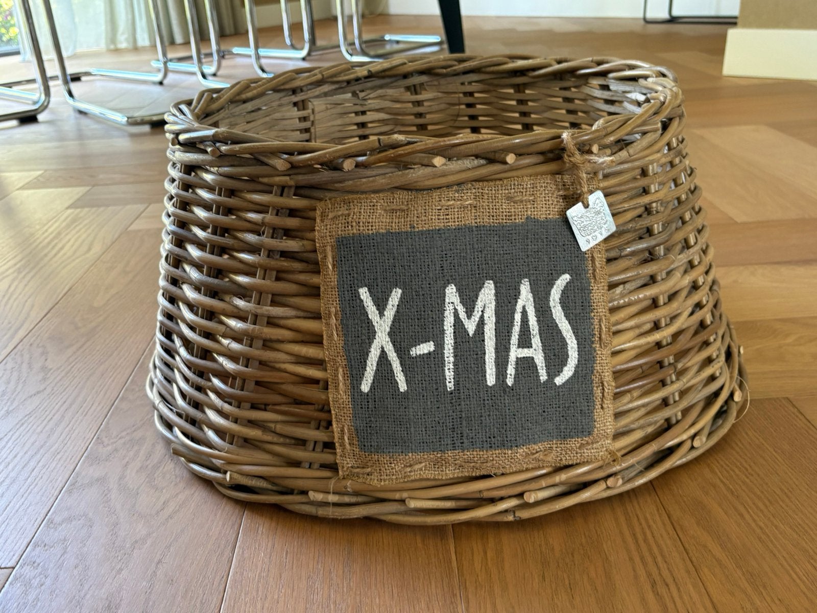 Kerstboom mand, Ophalen, Zo goed als nieuw, Rond, Riet