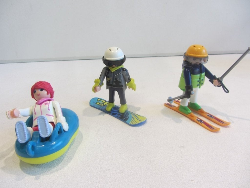 Playmobil verschillende Wintersporters – 9286, Ophalen of Verzenden, Gebruikt, Losse onderdelen