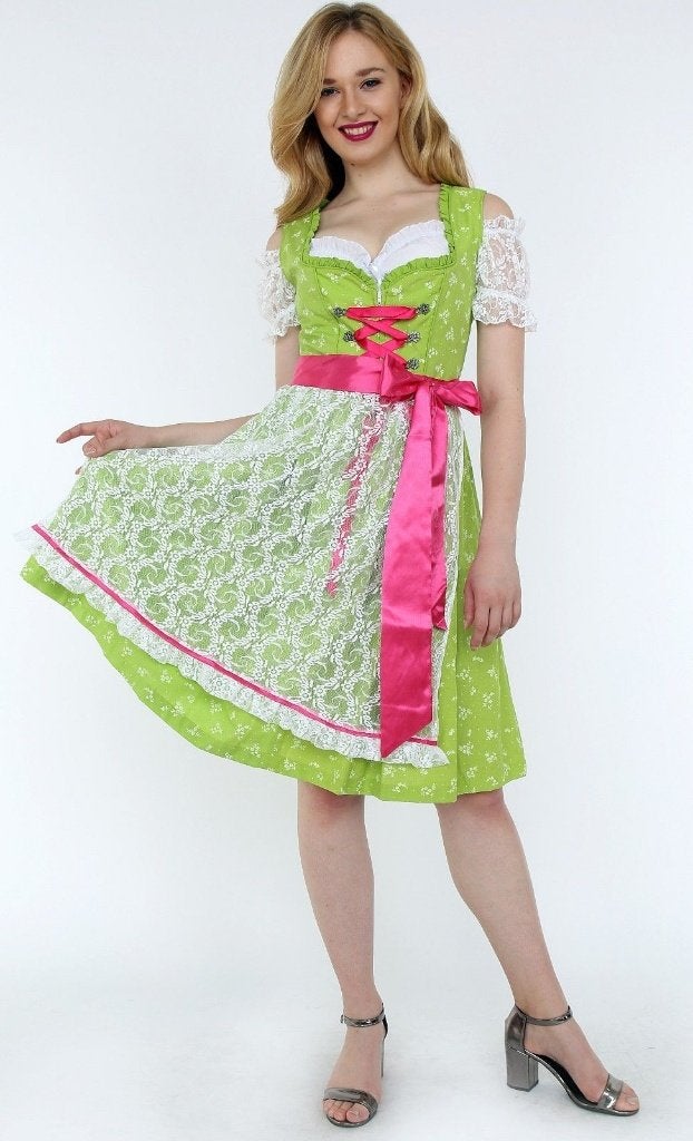 3-delige dirndl maat 44 Katoen NIEUW, Ophalen of Verzenden, Nieuw, Maat 42/44 (L), Overige thema's