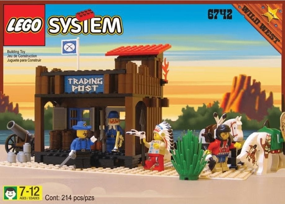 Lego Western Set  6742 en 6785, Ophalen, Gebruikt, MOC (eigen creatie), Lego