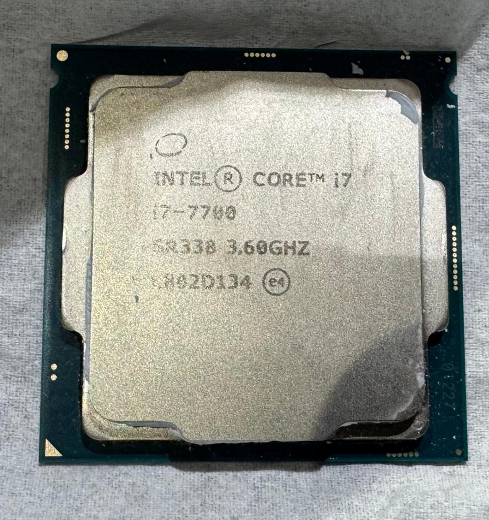 CPU Intell core i7-7700 3.60 Ghz, LGA 1151, Gebruikt, 4-core, Ophalen of Verzenden