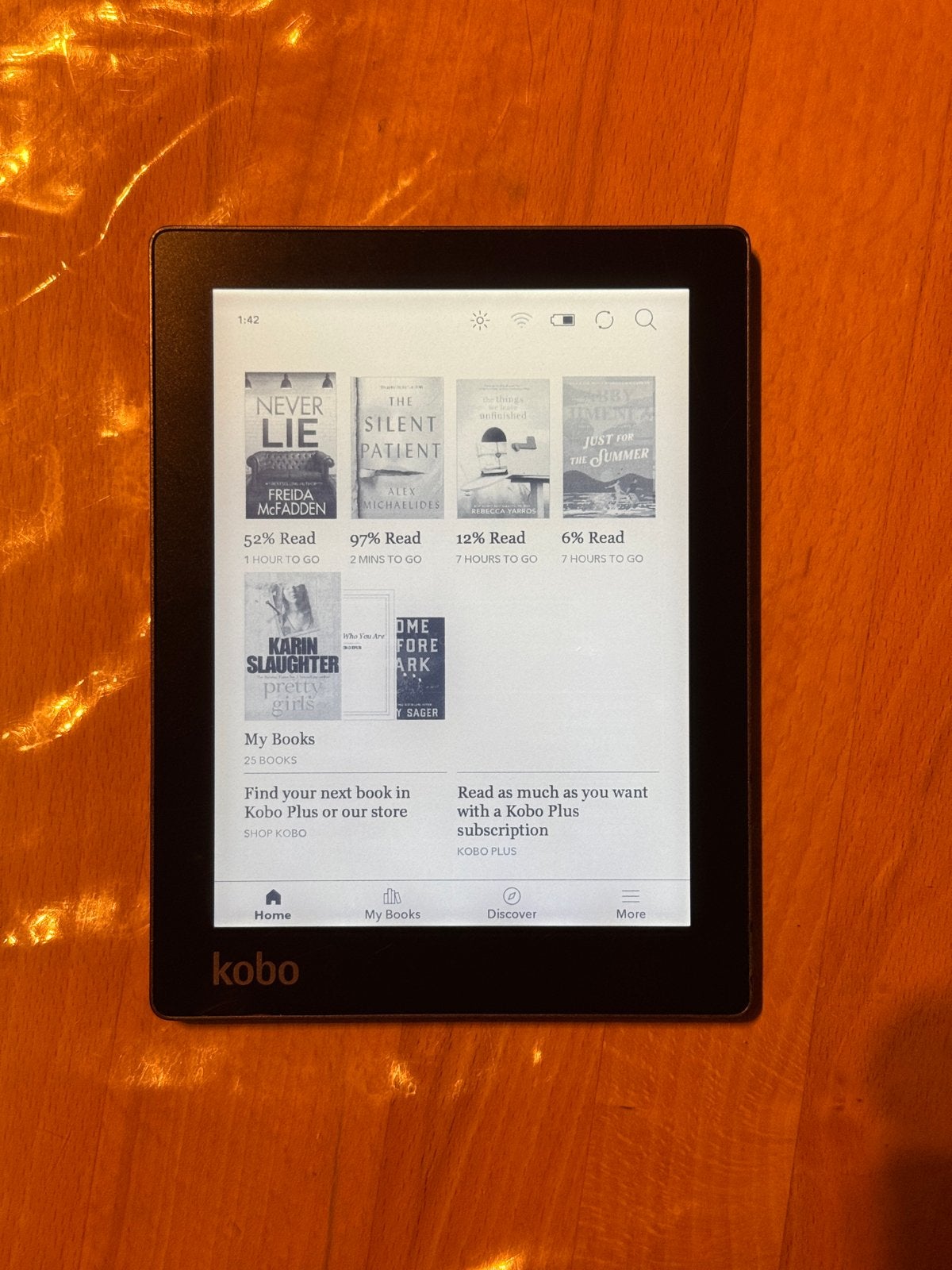 Kobo Aura e-reader, Computers en Software, E-readers, Gebruikt, Ophalen of Verzenden, 4 GB of minder, Touchscreen