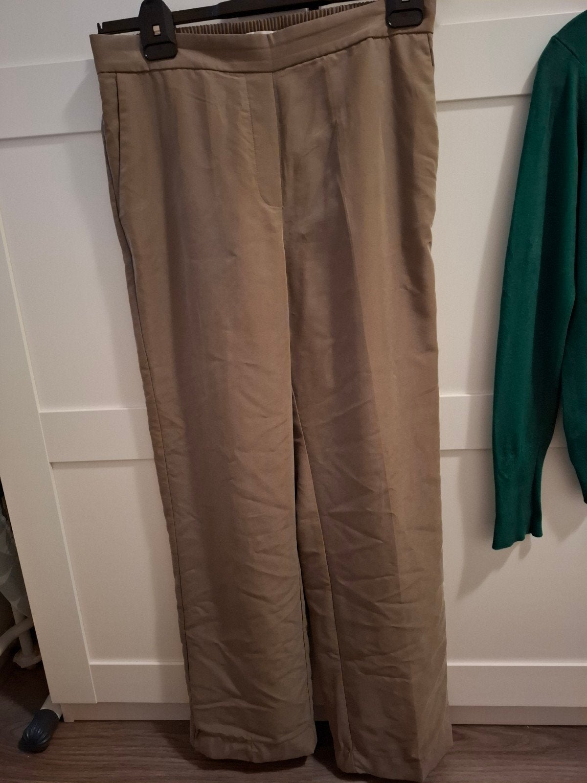 Elegante Mango broek - Beige/Taupe - Maat 40, Maat 38/40 (M), Mango, Beige, Ophalen of Verzenden