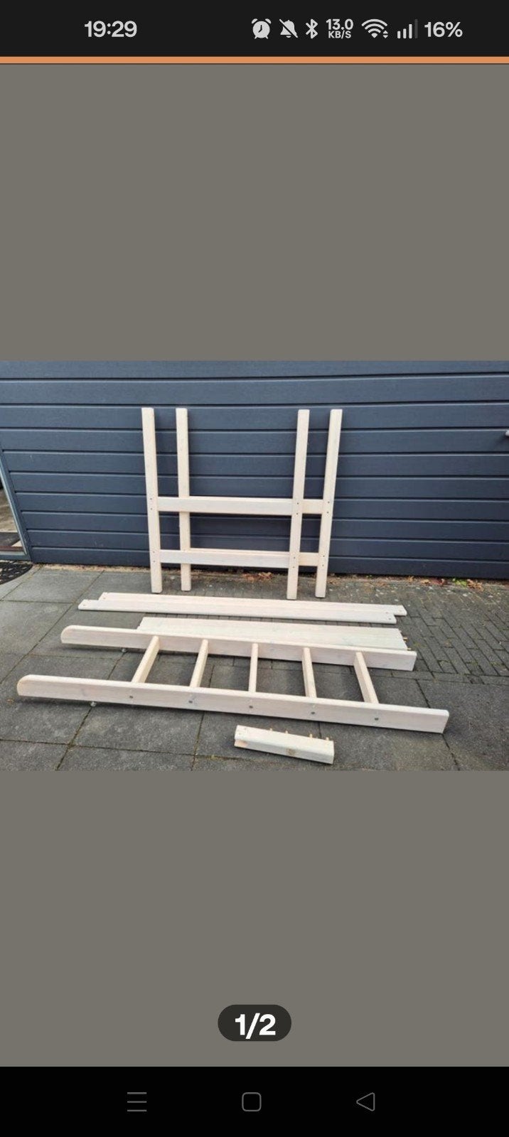 Flexa verhoging set voor bed, Gebruikt, Ophalen of Verzenden, Overige maten, Overige maten