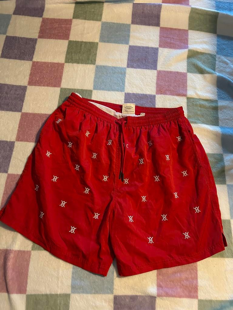 Daily Paper heren zwembroek rood, maat L, Ophalen of Verzenden, Maat 52/54 (L), Rood, Zwemshort