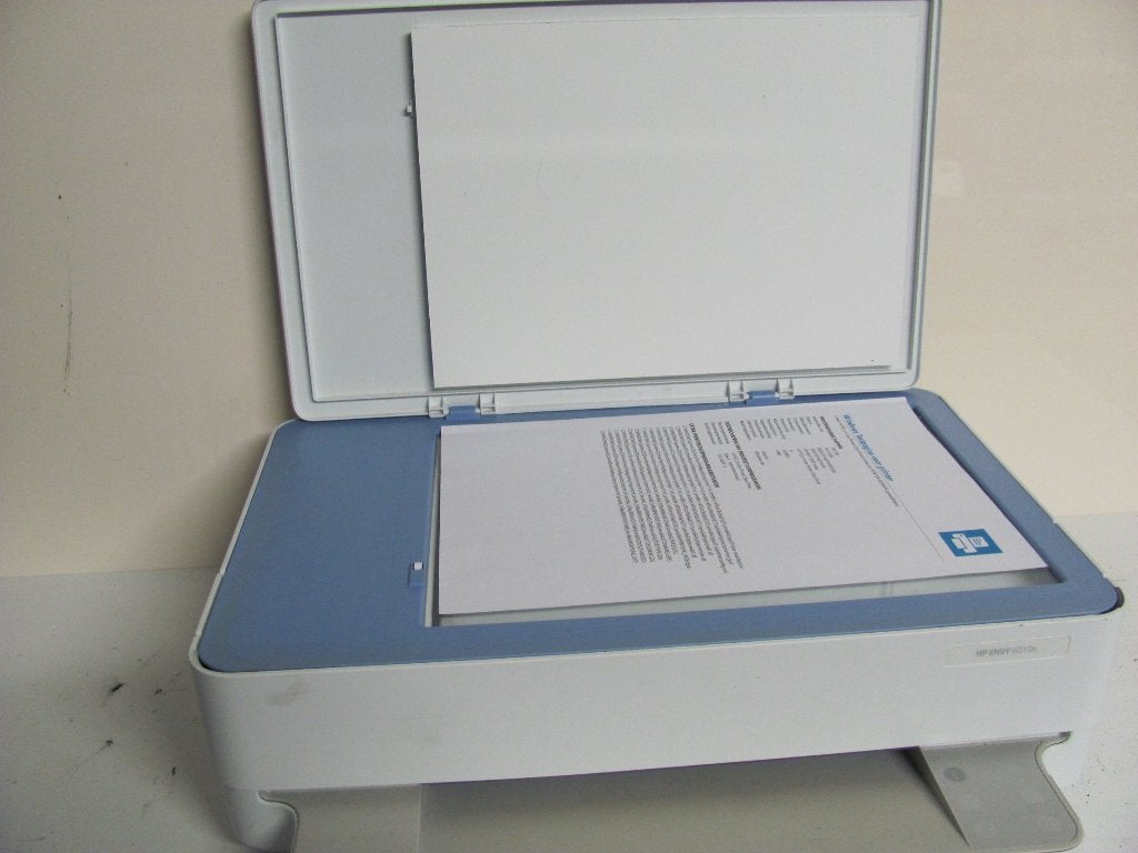 HP ENVY 6010e met nog voldoende inkt,zie testpagina,, Computers en Software, Hp, Kleur printen, Inkjetprinter, All-in-one