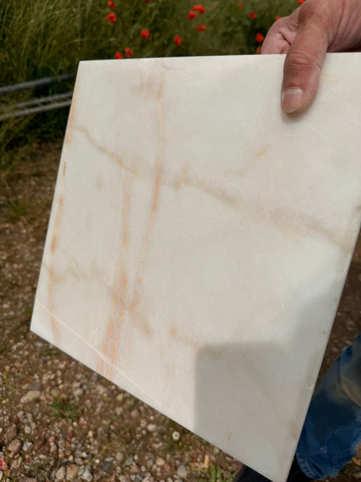 Rosé Aurora marmeren tegels, Doe-het-zelf en Verbouw, Tegels, Ophalen, Overige materialen, Nieuw, Minder dan 5 m²