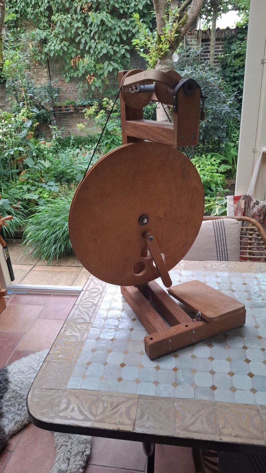 Spinnewiel, Hobby en Vrije tijd, Spinnewielen en Spinnen, Ophalen, Gebruikt, Spinnewiel