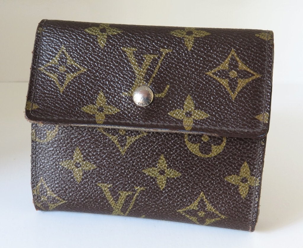 Louis Vuitton monogram portemonnee; vintage; origineel !!, Overige merken, Gebruikt, Bruin, Verzenden