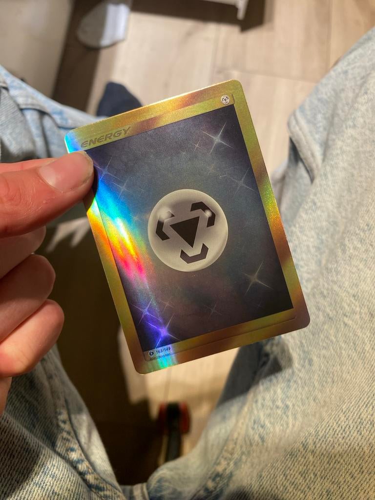 Pokémon Metal Energy Foil Kaart 163/149, Ophalen of Verzenden, Zo goed als nieuw, Losse kaart, Foil