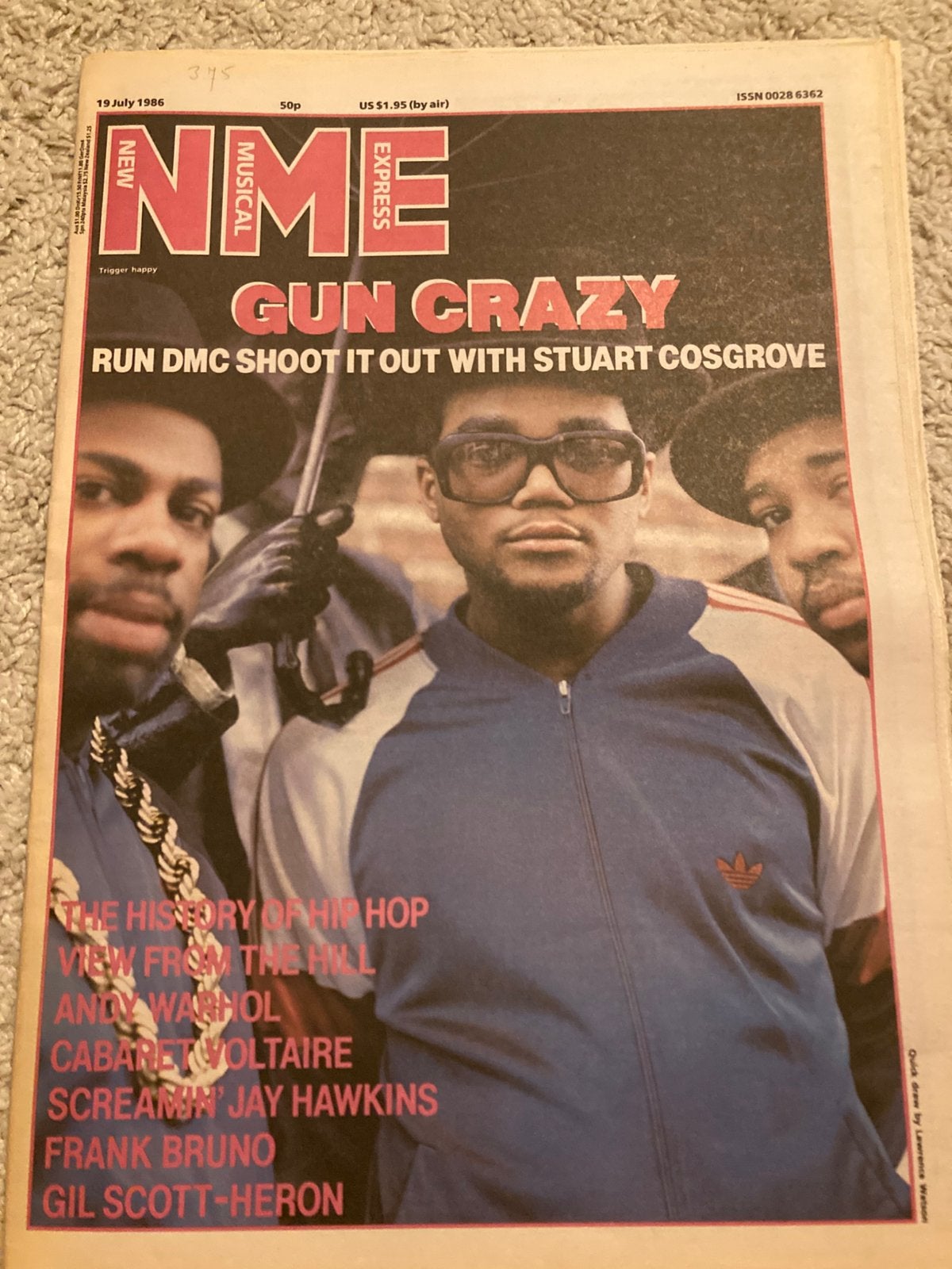 NME 1986 RUN DMC Cabaret Voltaire MOTÖRHEAD The Fall WARHOL, Ophalen of Verzenden, Muziek, Film of Tv