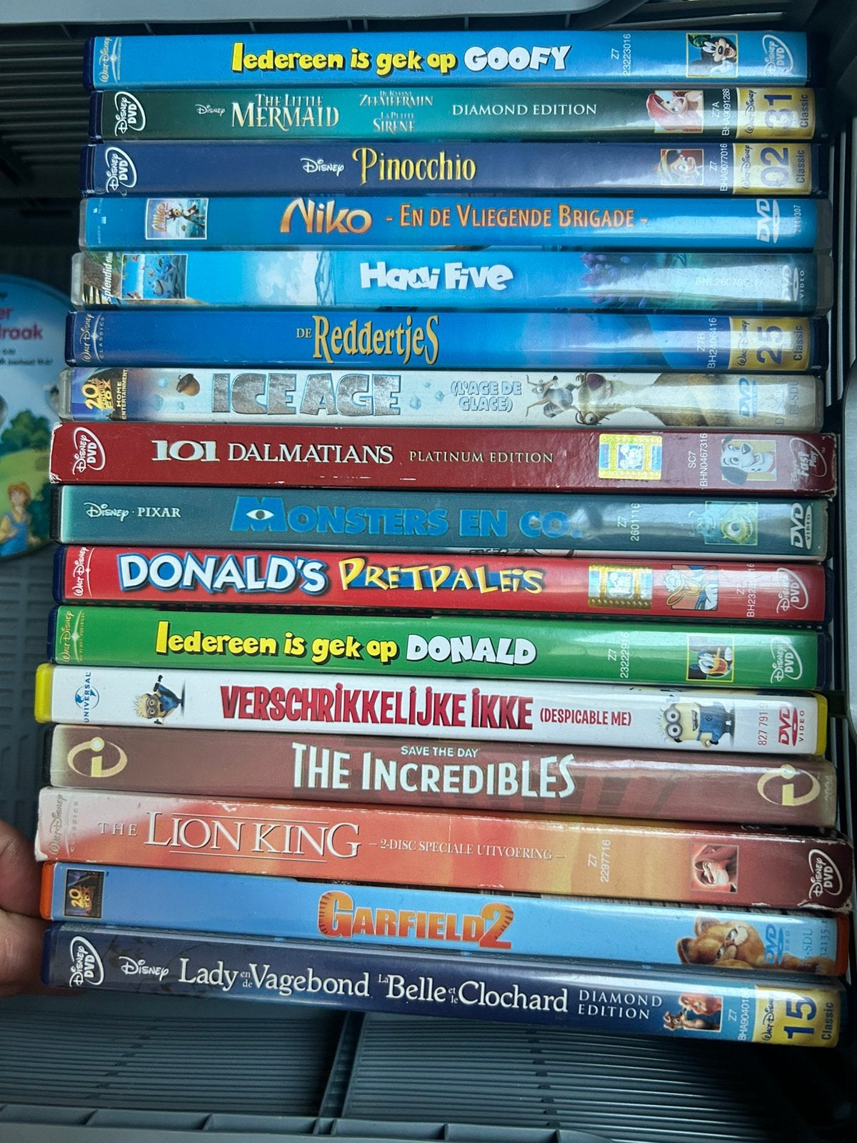 Grote collectie Disney en animatie DVD's, Cd's en Dvd's, Gebruikt, Animatie, Alle leeftijden, Nederlands