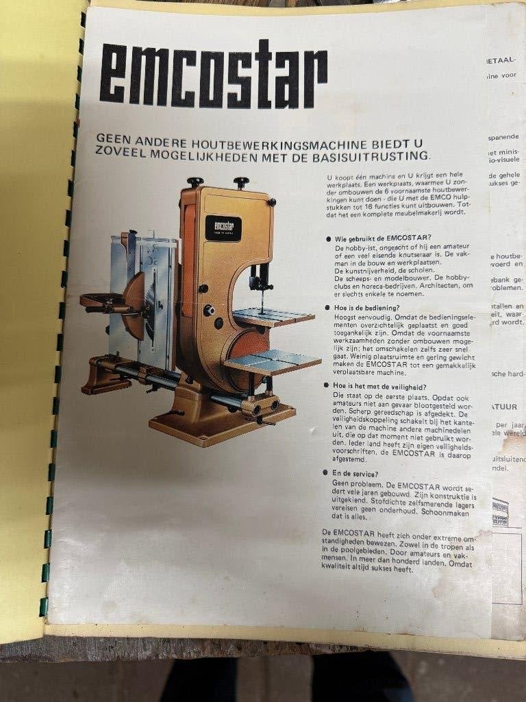 emcostar houtbewerkingsmachine, Doe-het-zelf en Verbouw, Ophalen, Gebruikt, 70 mm of meer, Overige typen