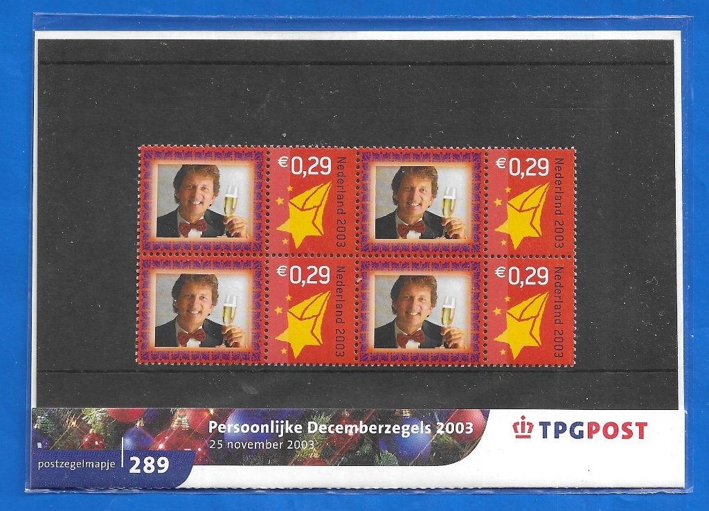 Postzegelmapje 289 Persoonlijke Decemberzegels - 2003, Verzenden, Na 1940, Postfris