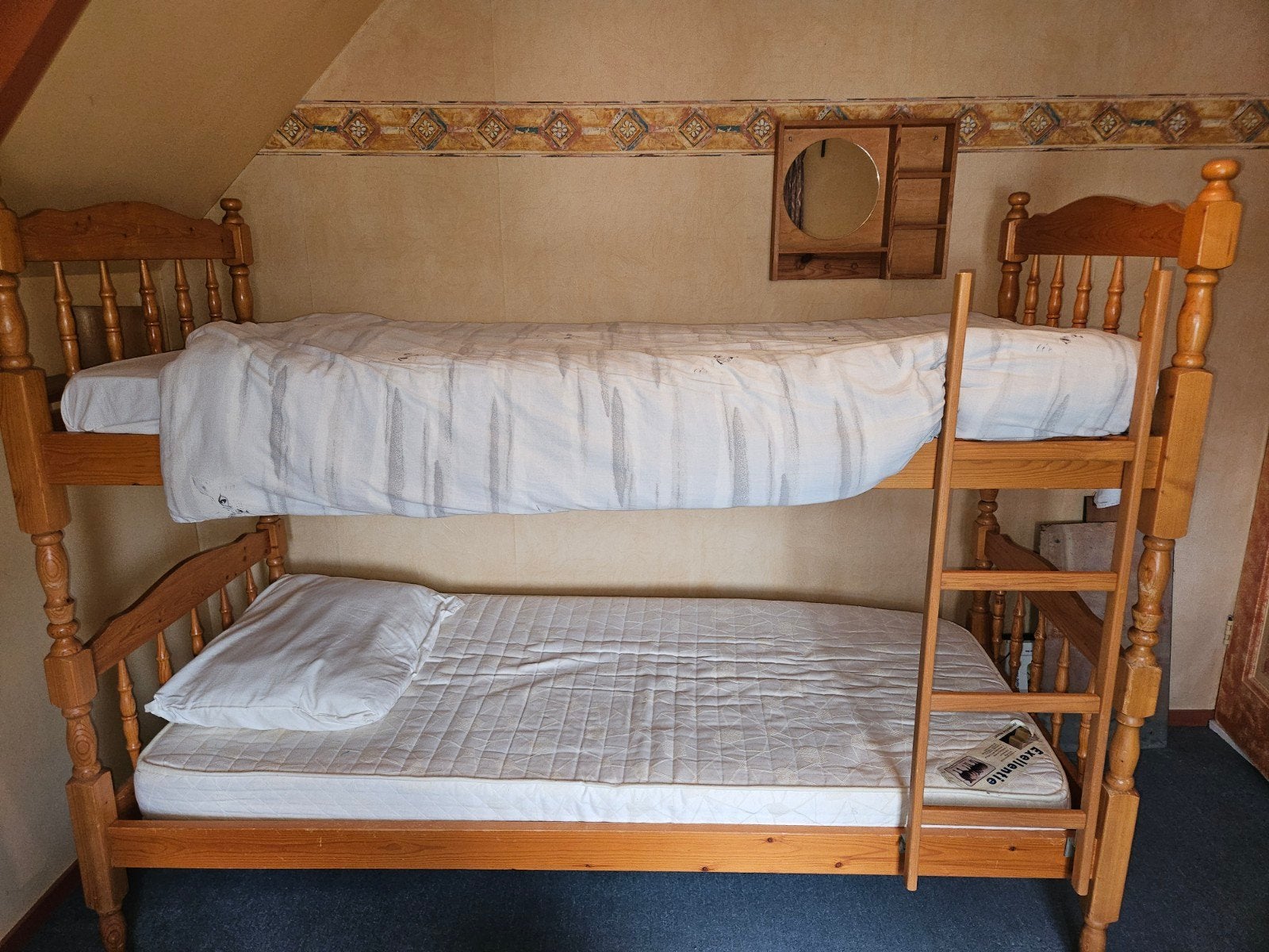 2 persoons stapelbed, Huis en Inrichting, Slaapkamer | Stapelbedden en Hoogslapers, Ophalen, Gebruikt, Tweepersoons, Minder dan 160 cm