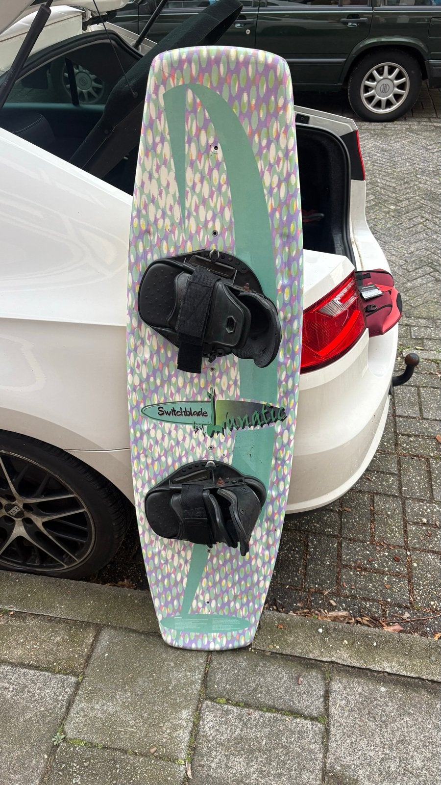 Switchblade Wakeboard met bindingen, Watersport en Boten, Ophalen of Verzenden, Gebruikt, Board