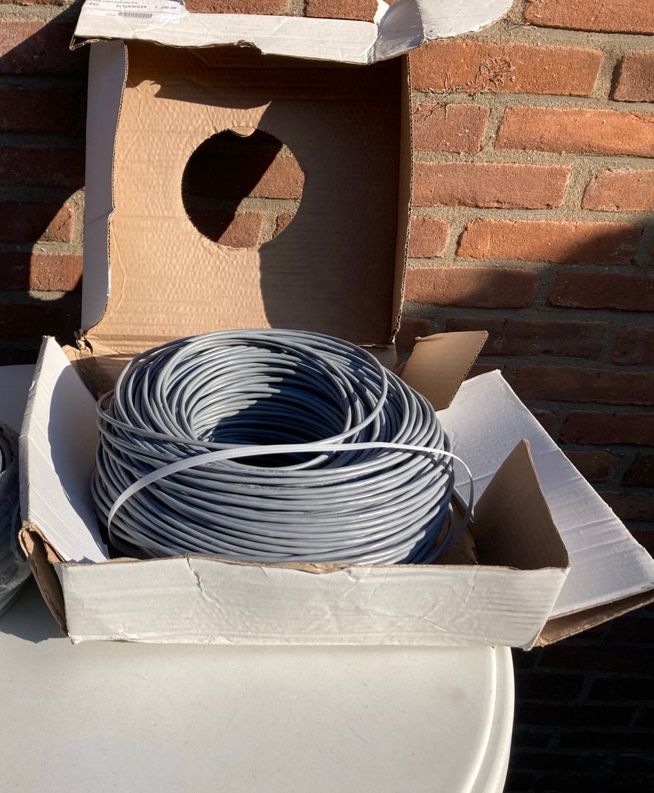 Signaal kabel alphatronics 2x2xawg24 200m1 nieuw, Ophalen of Verzenden, Nieuw