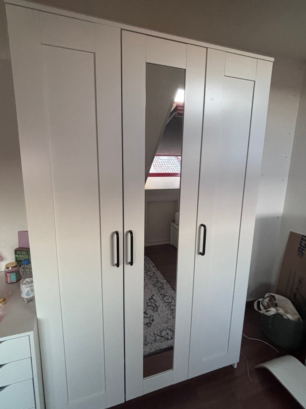 Ikea BRIMNES kledingkast, Ophalen, Met deur(en), Overige materialen, 100 tot 150 cm