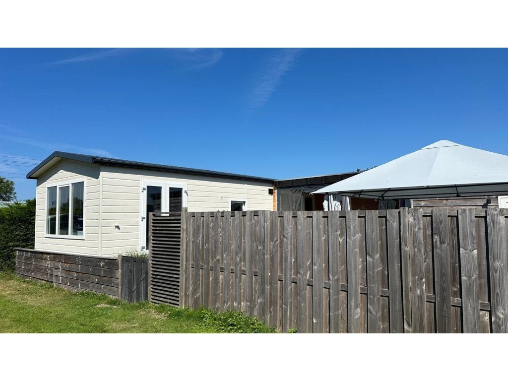 Chalet (10 x 4 m.) te koop in Zijdewind, Noord-Holland!R#52R, Caravans en Kamperen, Tot en met 4