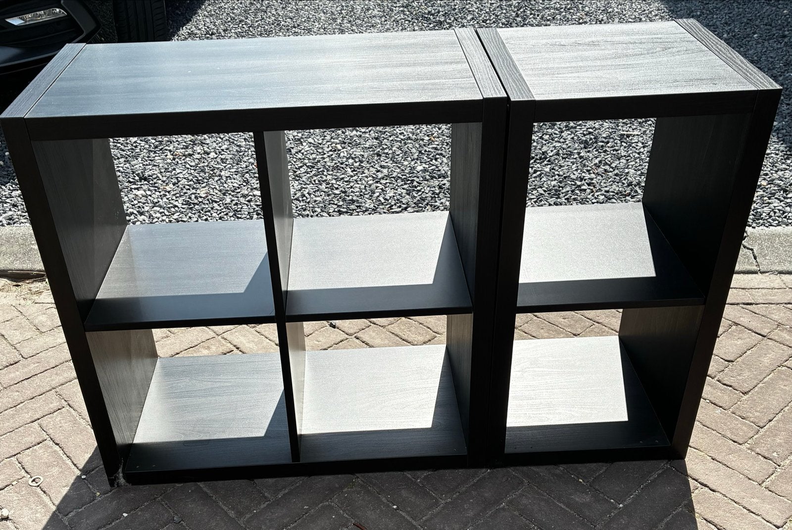 IKEA KALLAX kast - Zwartbruin (2 stuks), Huis en Inrichting, Kasten | Overige, Ophalen, Gebruikt