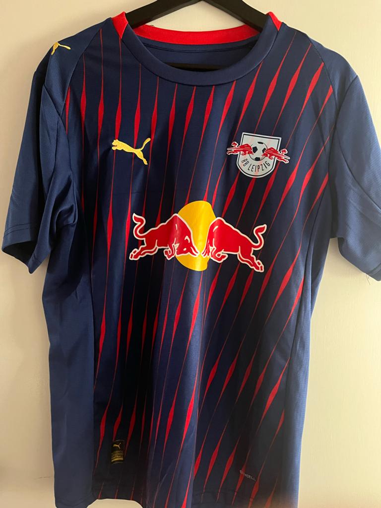 RB Leipzig Thuisshirt Bakayoko Maat L, Ophalen of Verzenden, Zo goed als nieuw