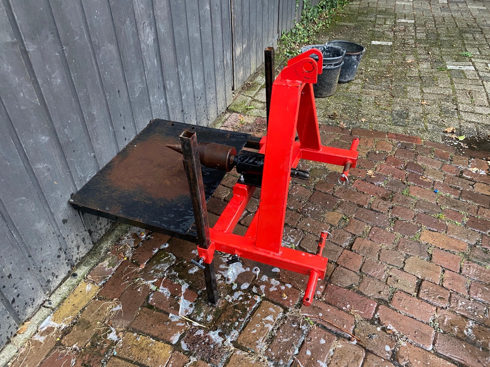 Houtklover kegel kegelkloofmachine kegelklover, Ophalen