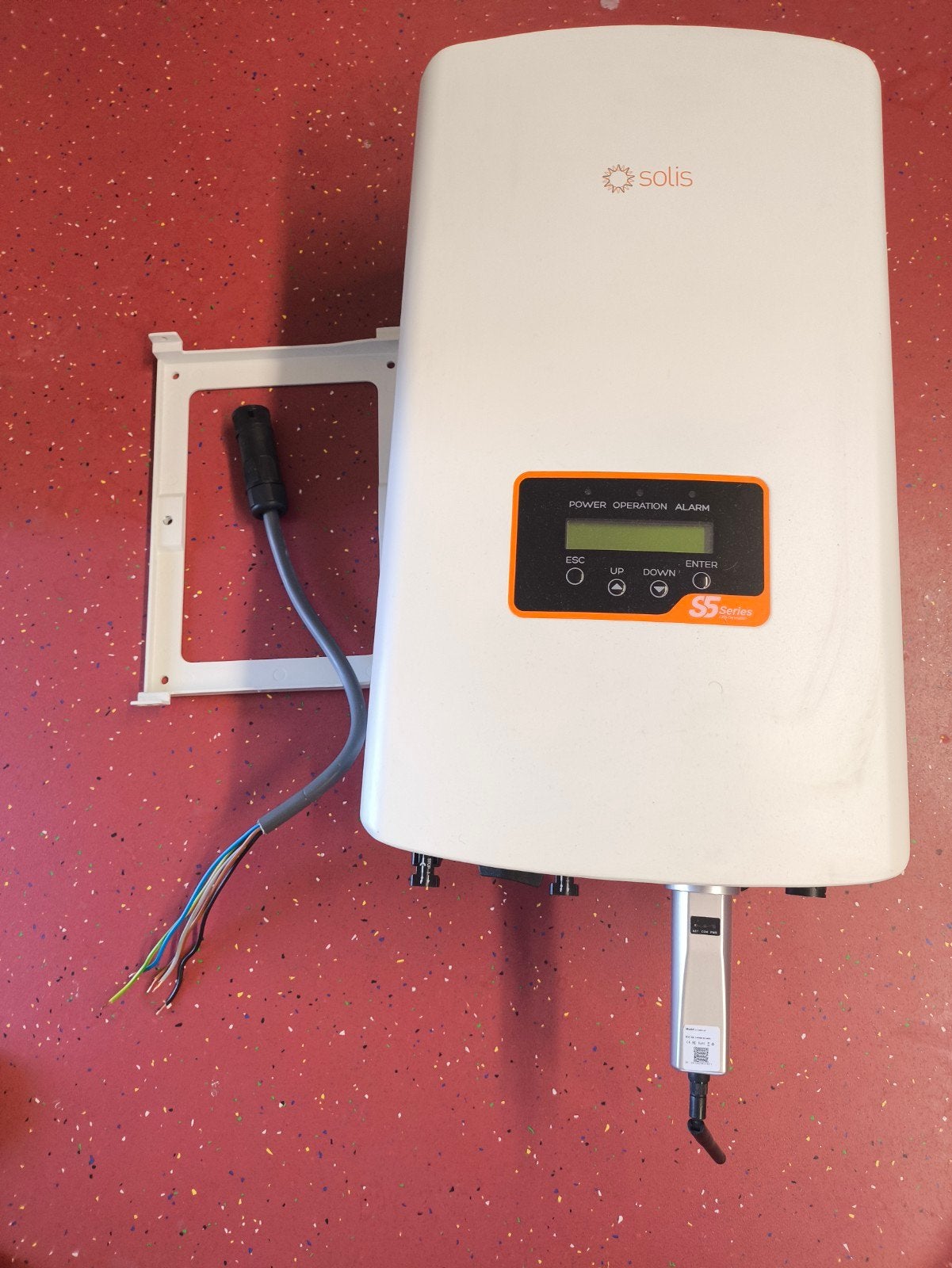 Solis 3-fase omvormer S5-GR3P5K incl. datalogger, Ophalen, Gebruikt, Overige typen