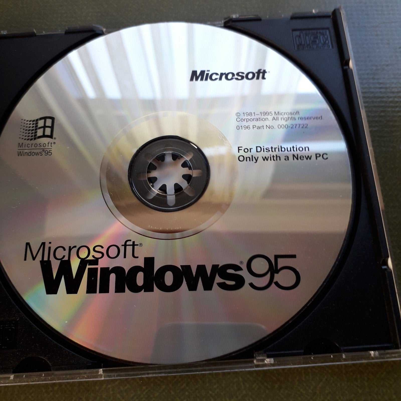 Microsoft Windows 95 CD - Originele Software, Ophalen