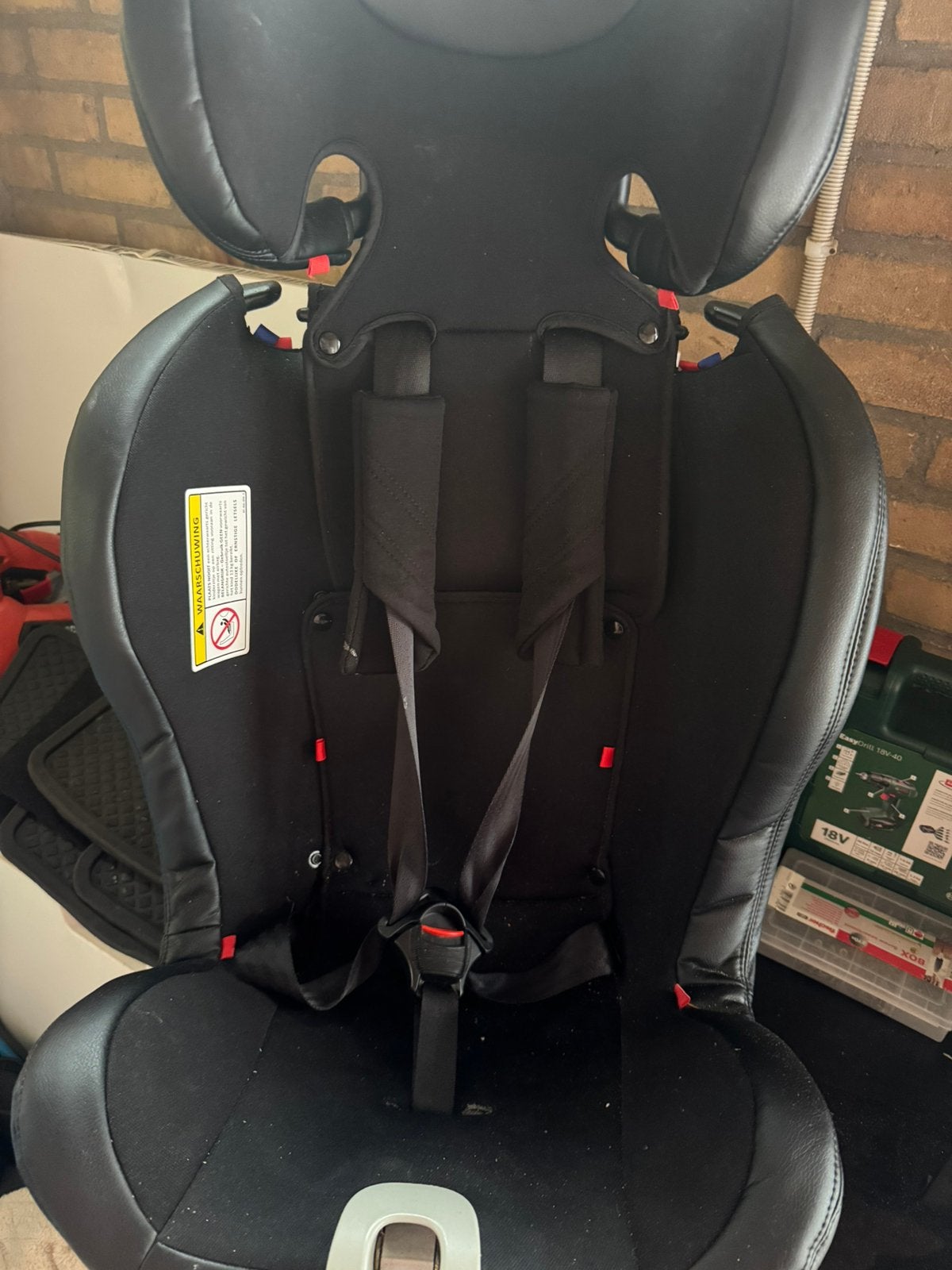 Autostoel Ding met isofix, 15 t/m 36 kg, Zo goed als nieuw, Isofix, Ophalen