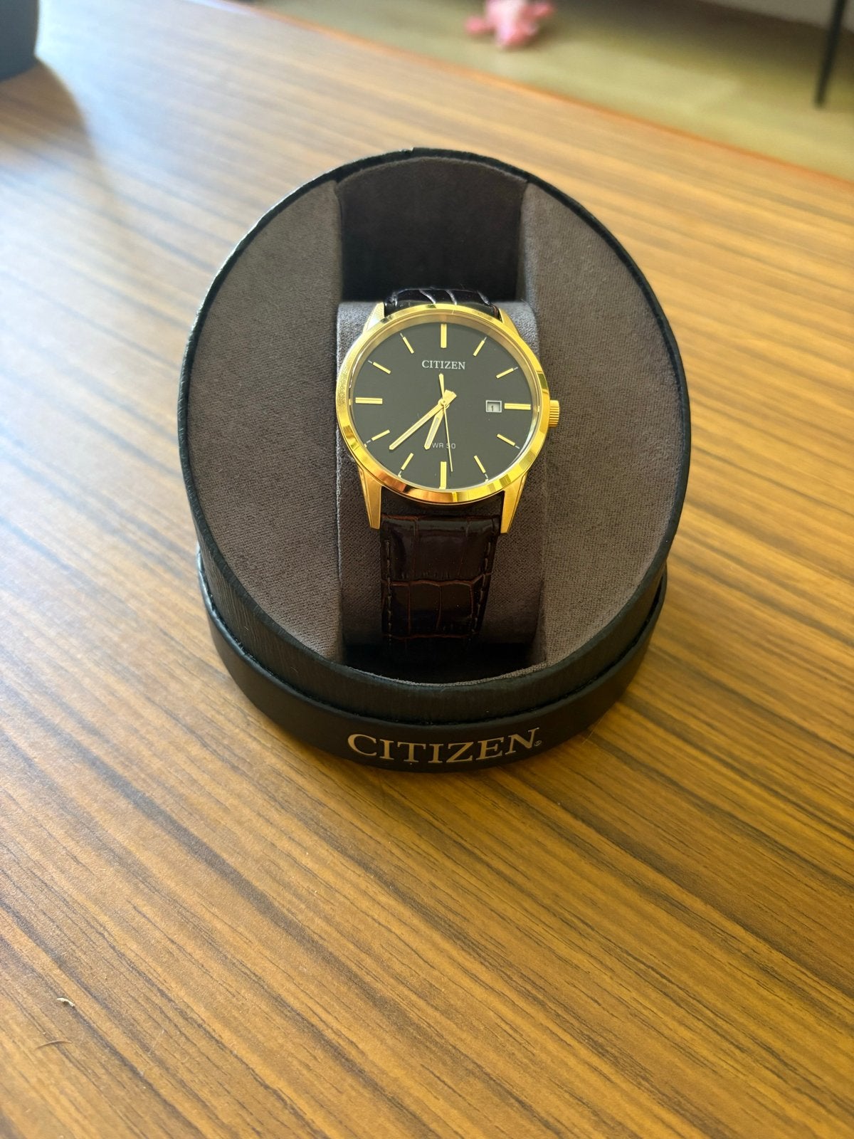 Citizen G111-S1101425 WR50 Herenhorloge - Nieuw, Overige materialen, Leer, Nieuw, Ophalen of Verzenden