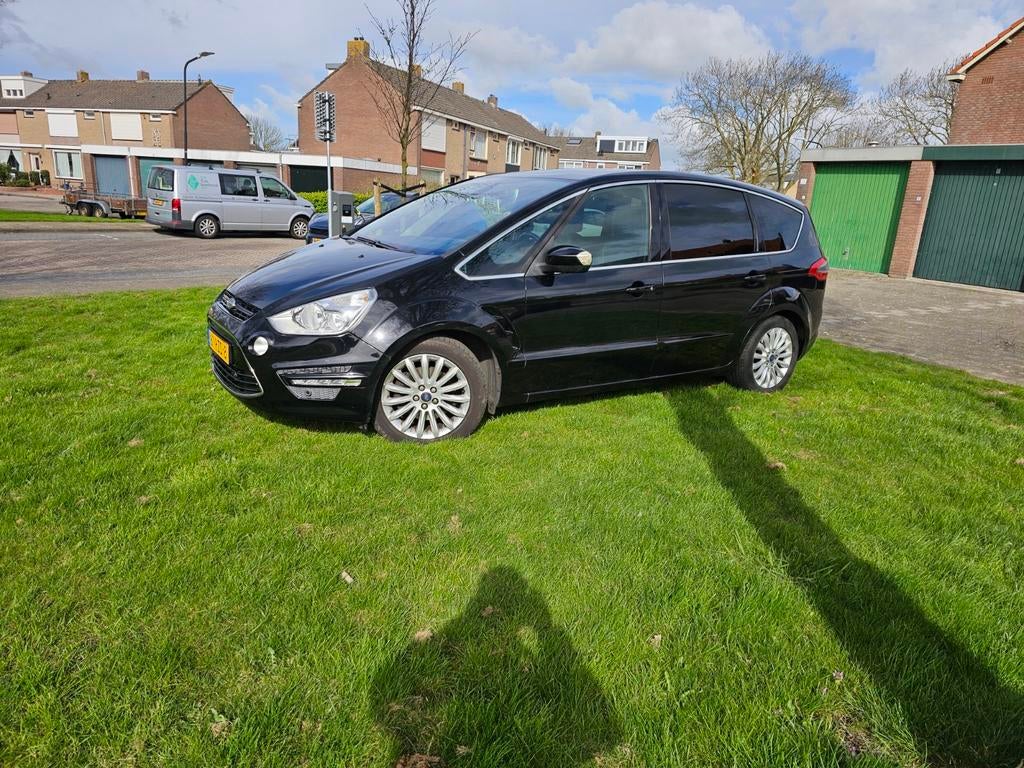 Ford S-Max 1.6 Scti Ecoboost 2011 Zwart, Auto's, Voorwielaandrijving, 1596 cc, Zwart, 4 cilinders