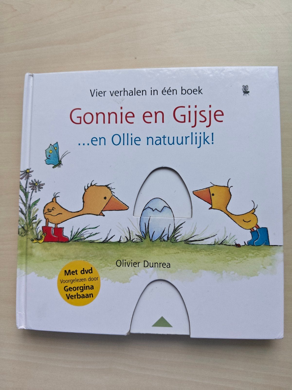Gonne en Gijsje ...en Ollie natuurlijk! met DVD, Ophalen of Verzenden, Zo goed als nieuw, Olivier Dunrea, Fictie algemeen