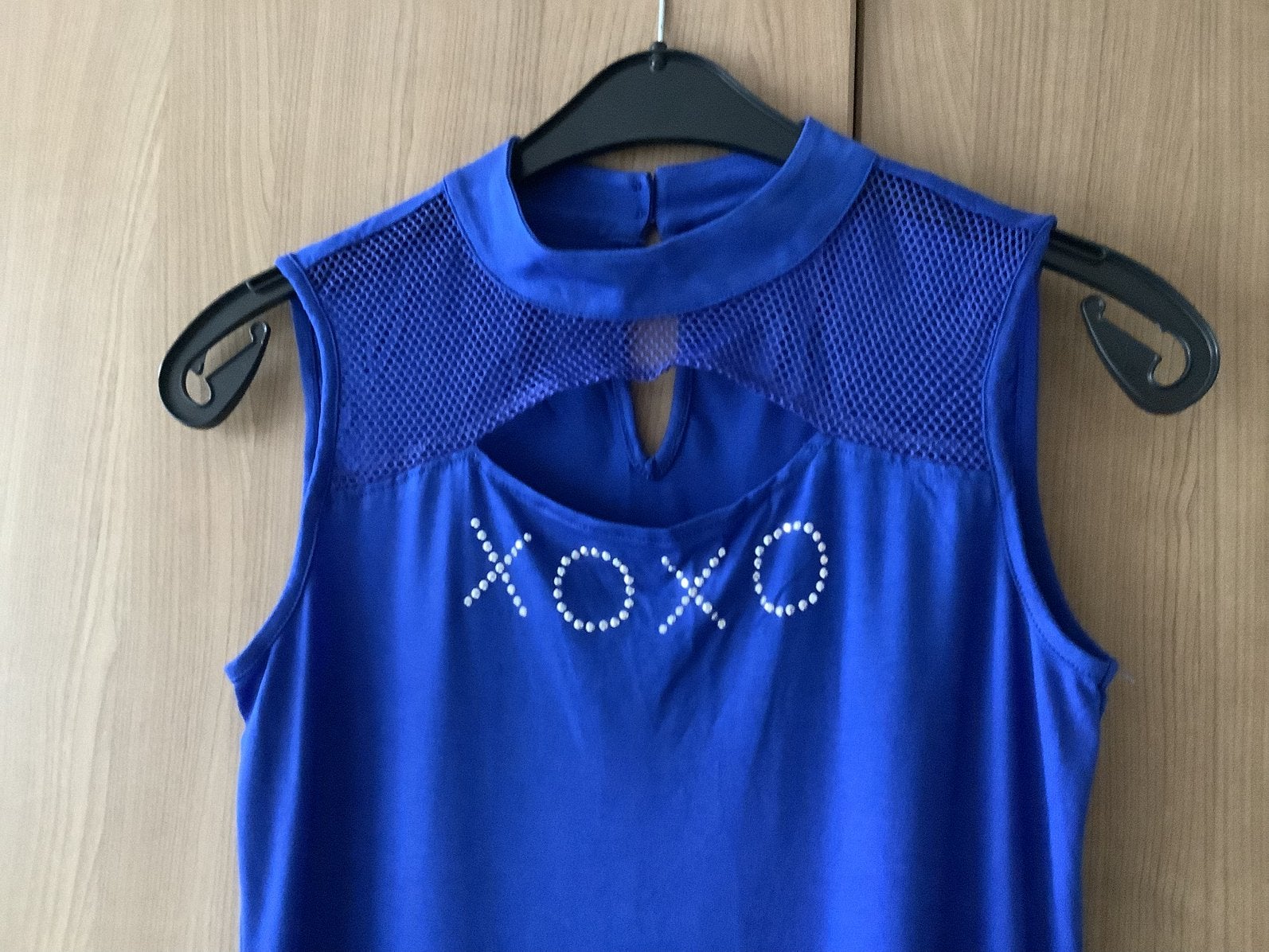 Blauw.    Topje.     mt 40.       Melrose., Kleding | Dames, Maat 38/40 (M), Nieuw, Zonder mouw, Verzenden
