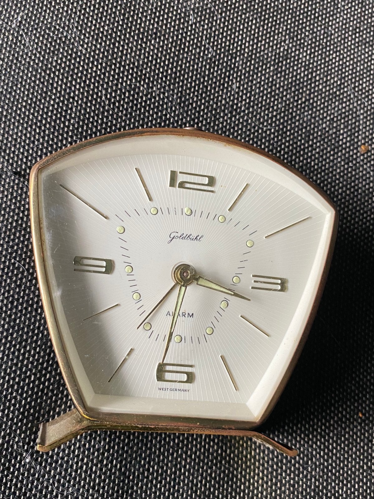 Wekker Goldbuhl vintage klok antiek, Ophalen of Verzenden