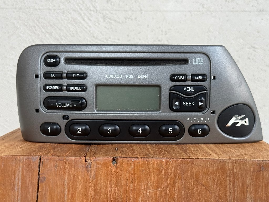 Ford 6000 CD RDS E-O-N Radio CD Speler - FORD KA, Auto diversen, Autoradio's, Ophalen of Verzenden, Gebruikt