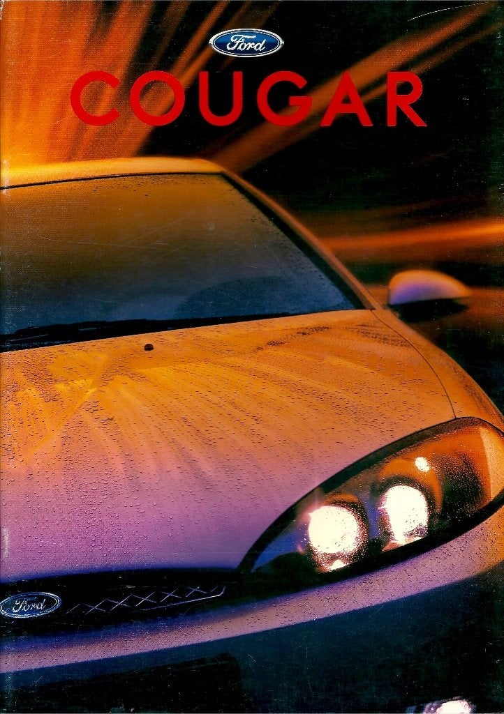 Brochure Ford Cougar 1998, Ophalen of Verzenden, Gelezen, Ford