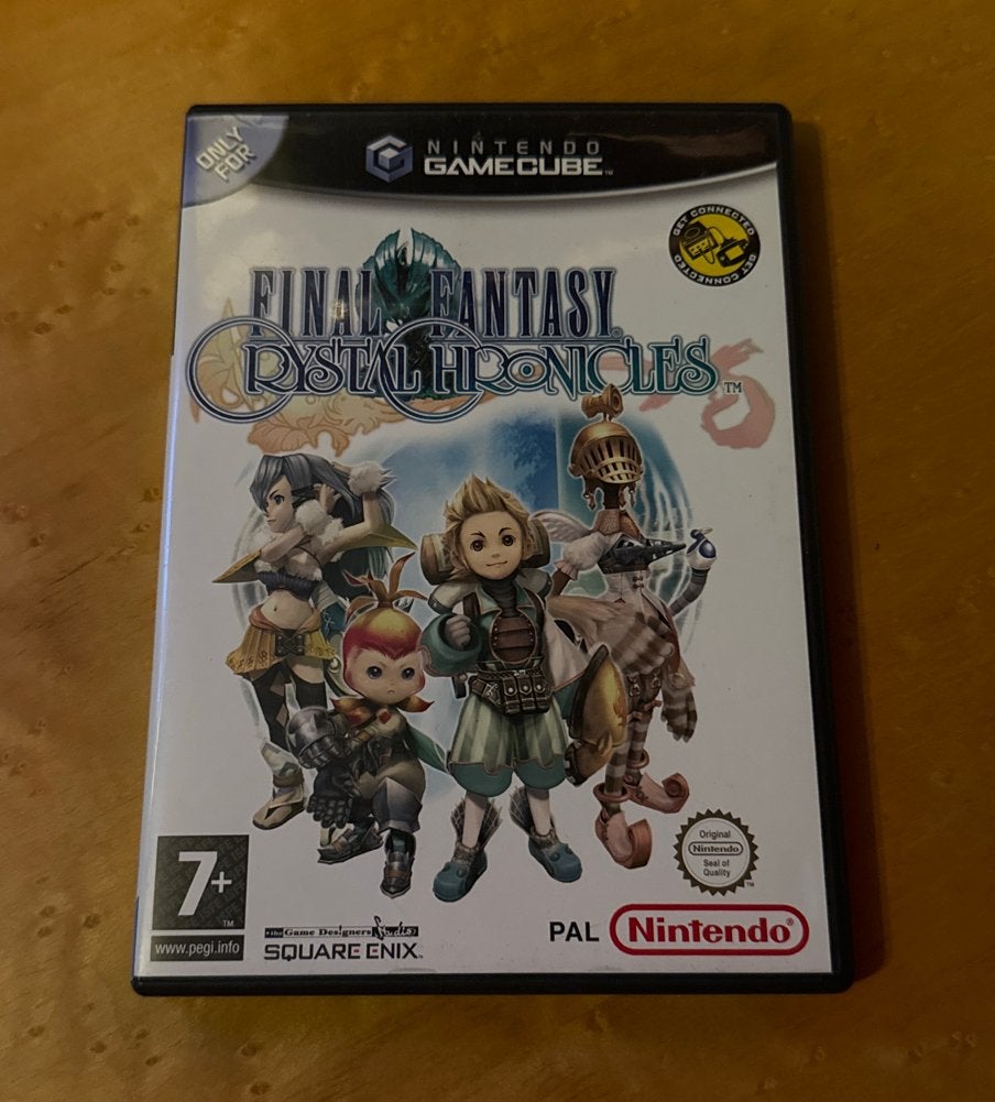 Final Fantasy Crystal Chronicles - Nintendo GameCube, Gebruikt, Ophalen of Verzenden, Role Playing Game (Rpg), 3 spelers of meer
