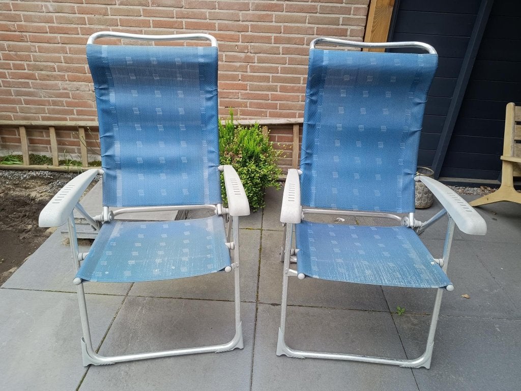 Dukdalf campingstoelen 2x, Ophalen, Gebruikt, Campingstoel