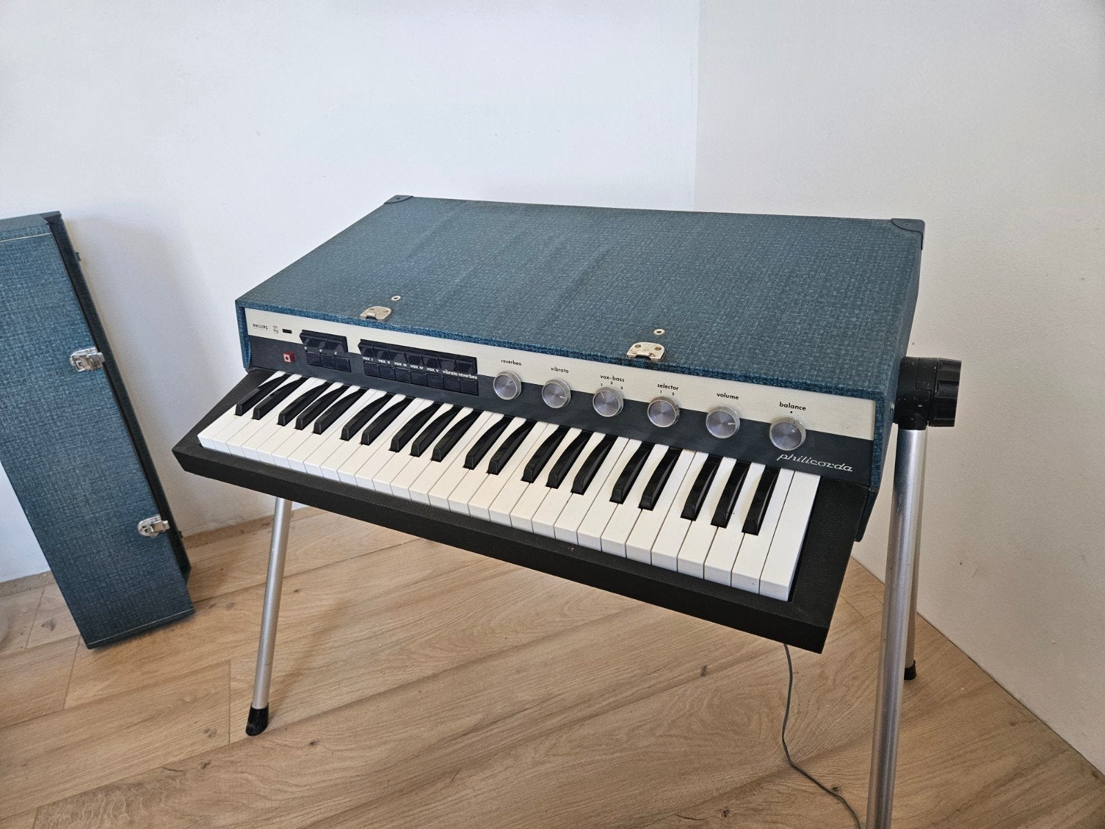 Vintage Philicorda GM753 orgel stagemodel, Muziek en Instrumenten, Gebruikt, Met standaard, Ophalen, 49 toetsen