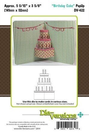 die version popup mal birthday cake *nieuw*, Ophalen of Verzenden, Nieuw, Overige thema's, Pons of Mal