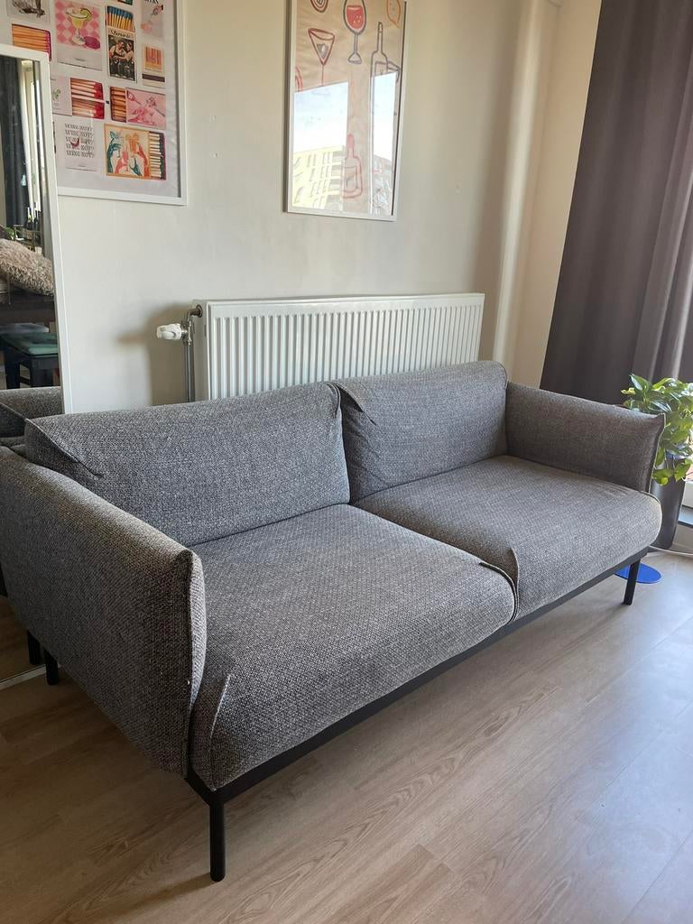 IKEA APPLARYD 2-zitsbank, Lejde grijs (199cm breed), Ophalen, Gebruikt, 150 tot 200 cm, Tweepersoons