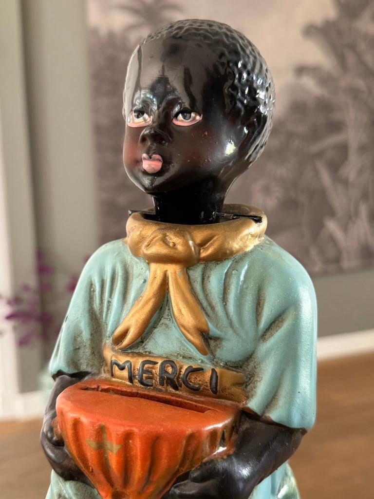 Missiespaarpot - jaknikkertje, Antiek en Kunst, Ophalen of Verzenden