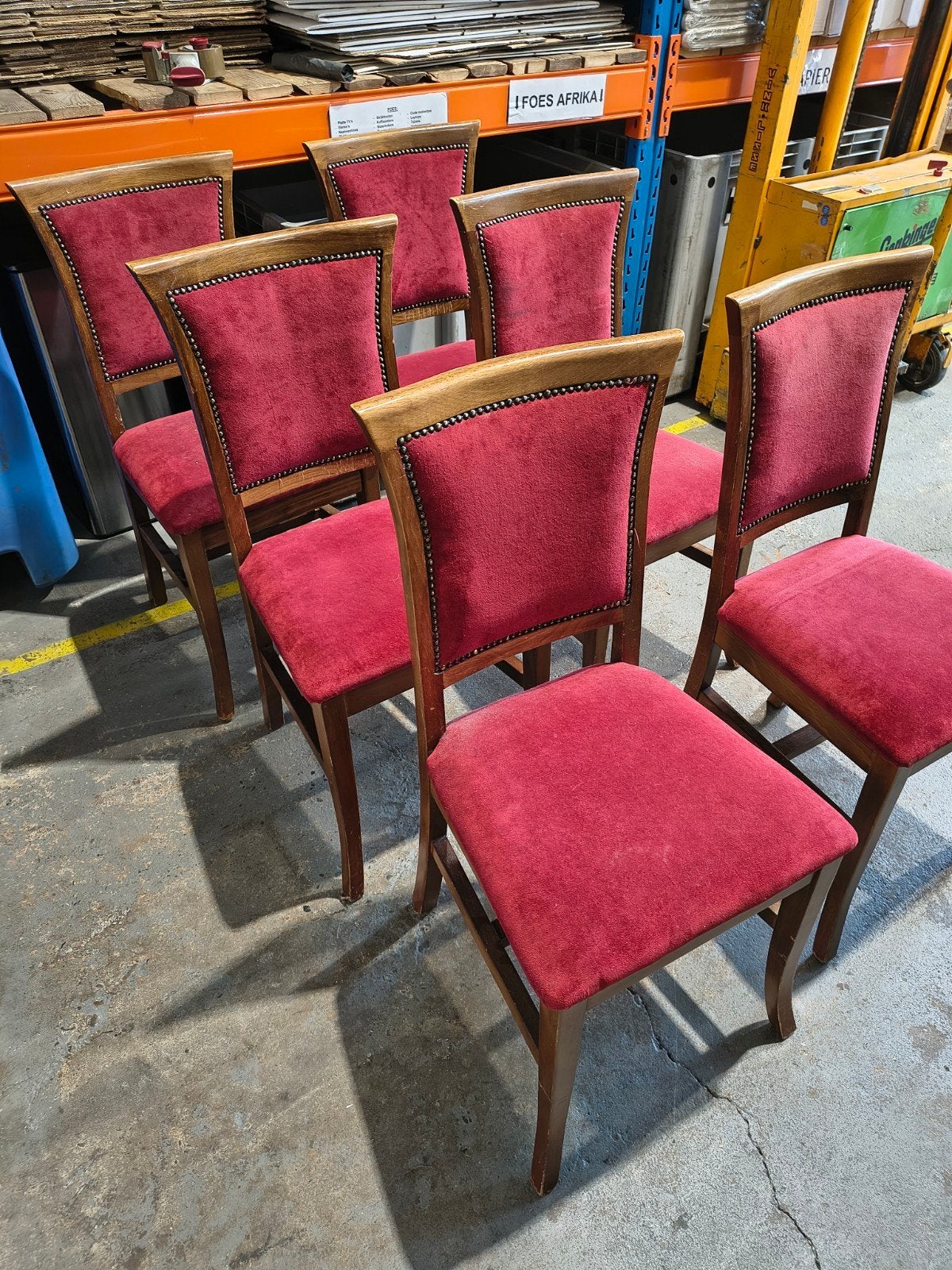 6 x eettafel stoel, Ophalen