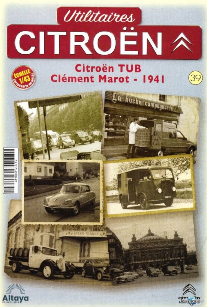 Citroen TUB Clement Marot 1941 1/43 Utilitaires Citroen # 39, Verzenden, Nieuw, Auto, Overige merken