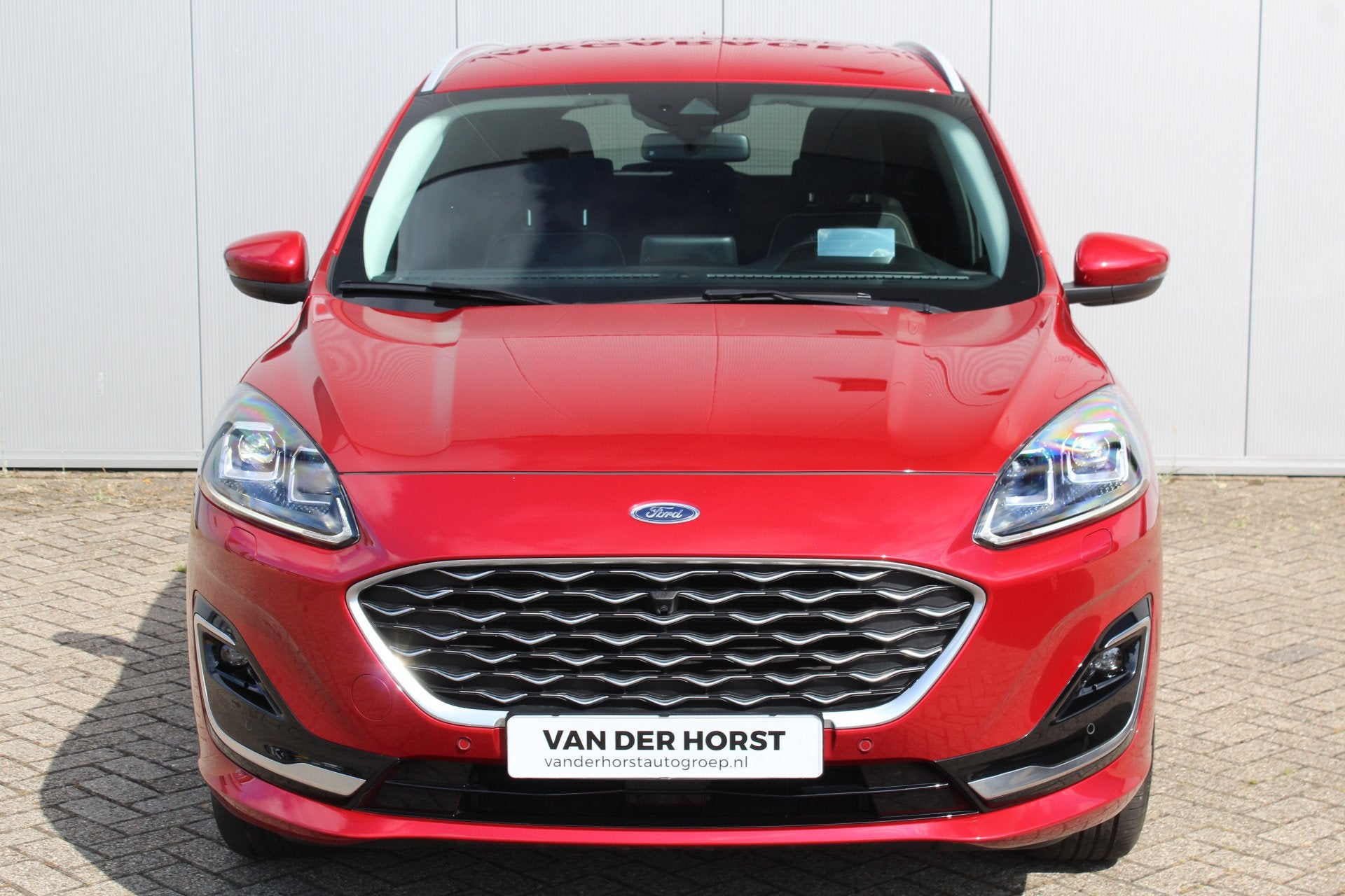 Ford Kuga 2.5-225pk PHEV 'Vignale'. Zeer luxe hybride rijden, Auto's, Gebruikt, Zwart, 4 cilinders, Hybride Elektrisch/Benzine