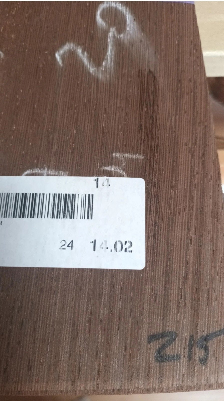 Wenge fineer, Verzenden, Nieuw