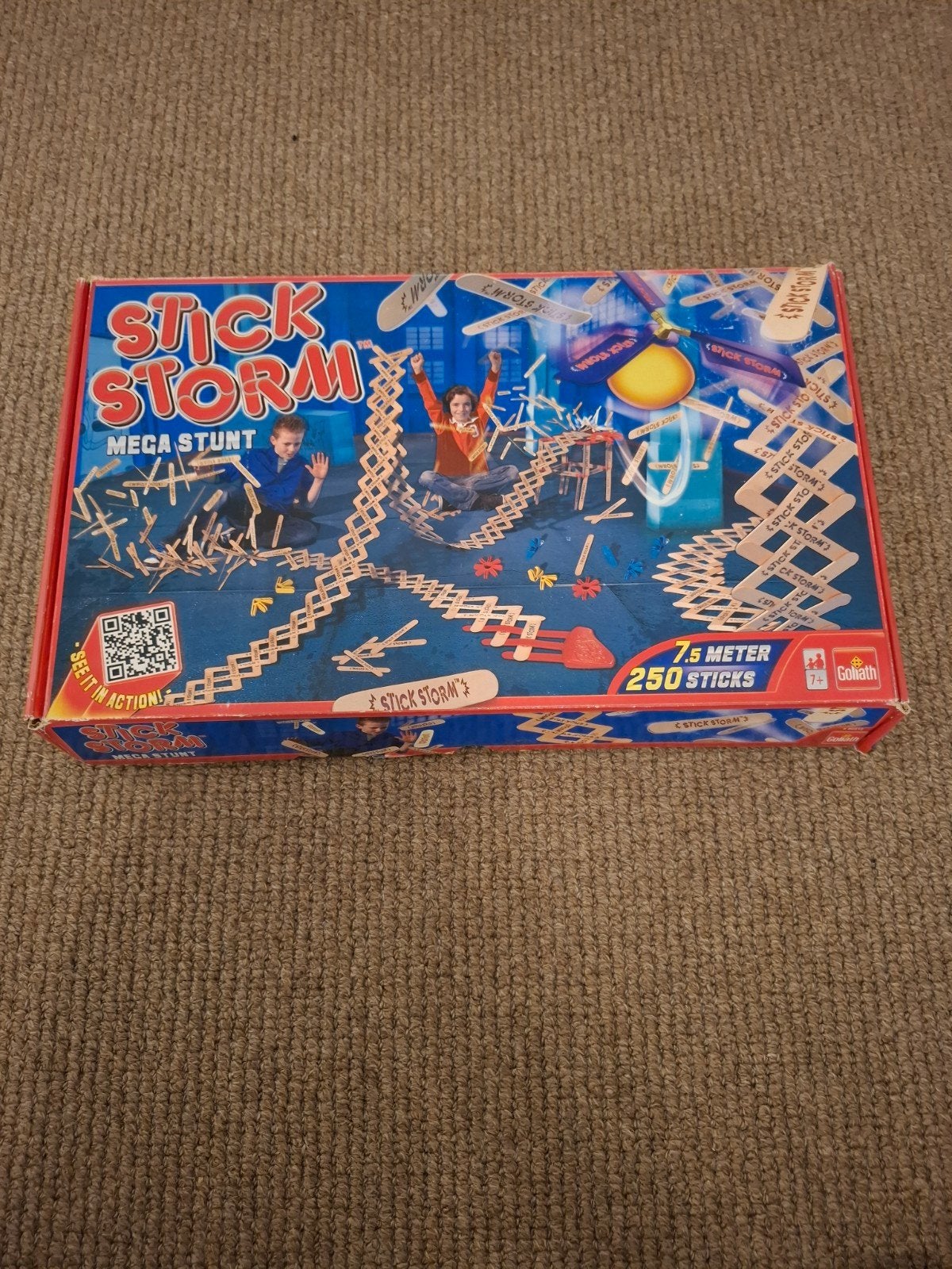 Stick Storm Mega Stunt - Bouw je eigen dominobaan!, Ophalen of Verzenden, Gebruikt, Knutselen