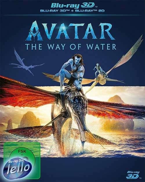Blu-ray 3D: Avatar 2: The Way of Water (2022) DE NLO, Cd's en Dvd's, Ophalen of Verzenden, Nieuw in verpakking, 3D Blu-ray, Actie