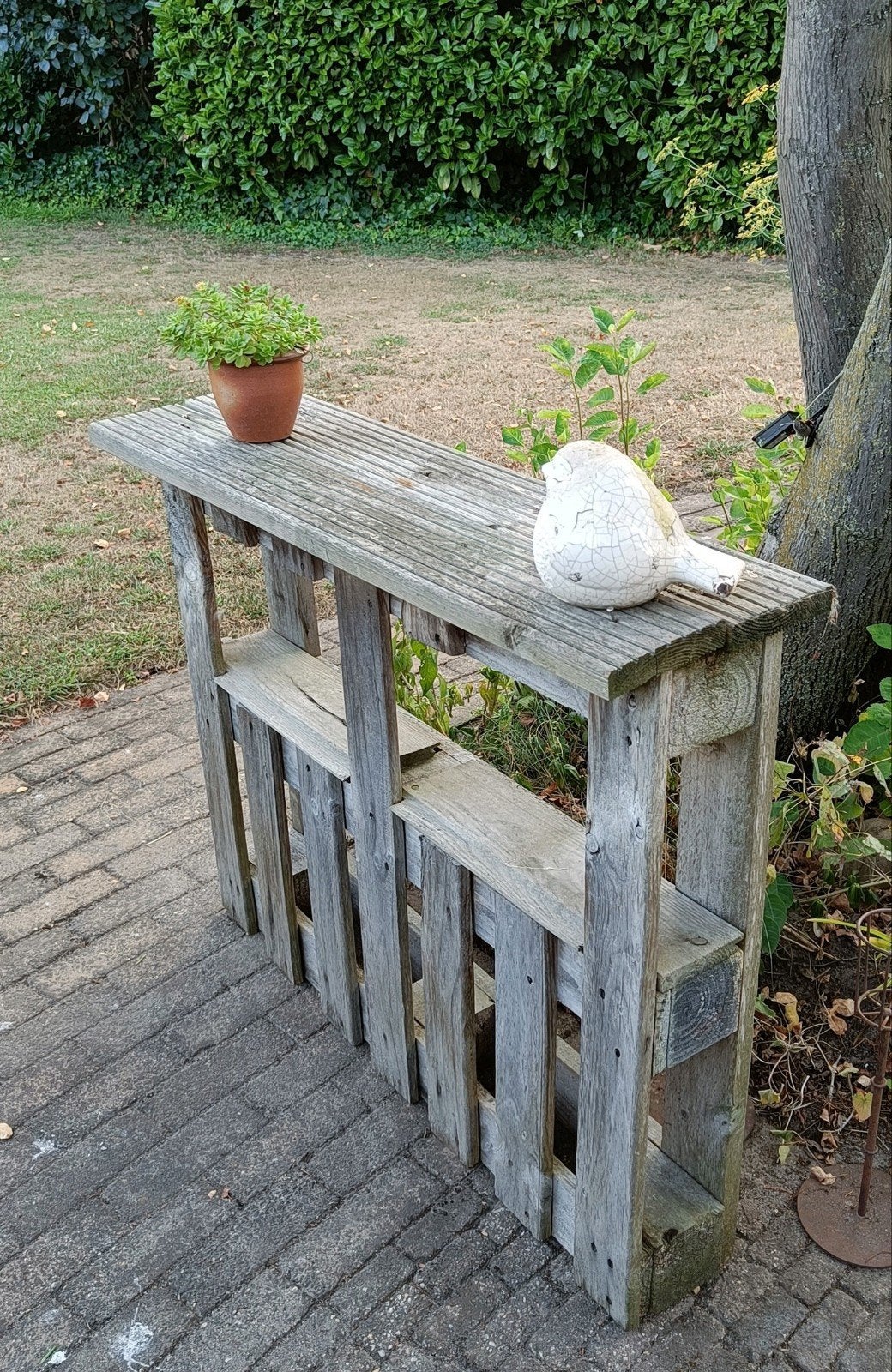 2x Houten plantenrek / sidetable GRATIS OPHALEN voor in de t, Tuin en Terras, Ophalen