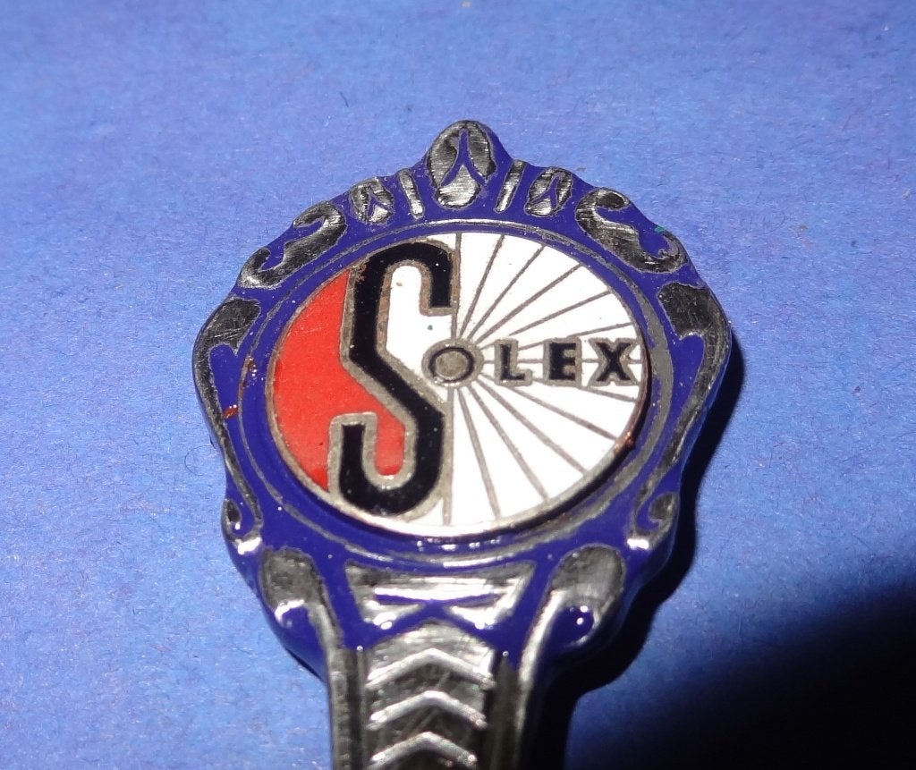 Solex Thee Lepel met Email Logo Nummer 7, Verzenden, Gebruikt, Motoren